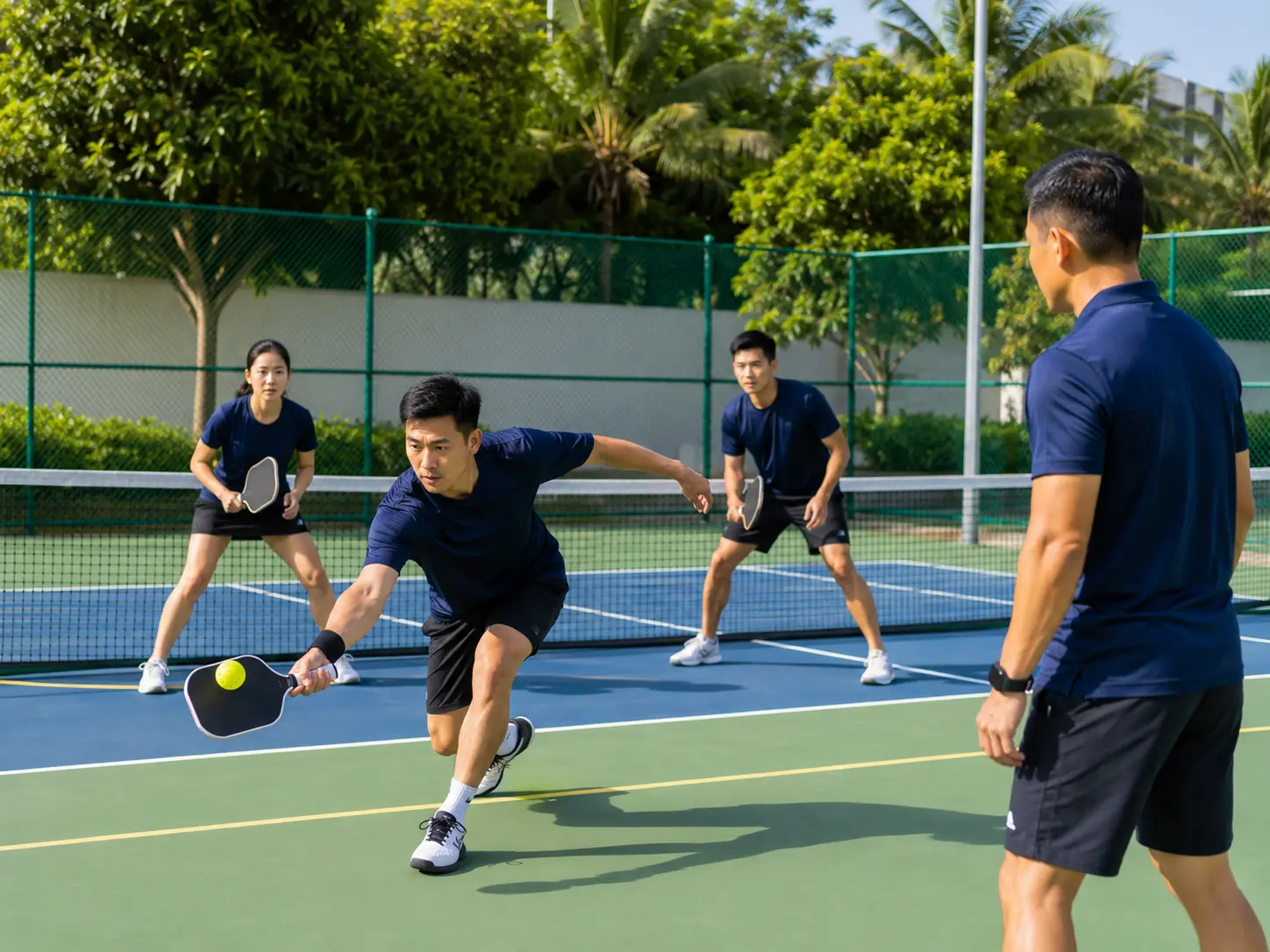 Corporate pickleball team building Singapore — MGM Academy