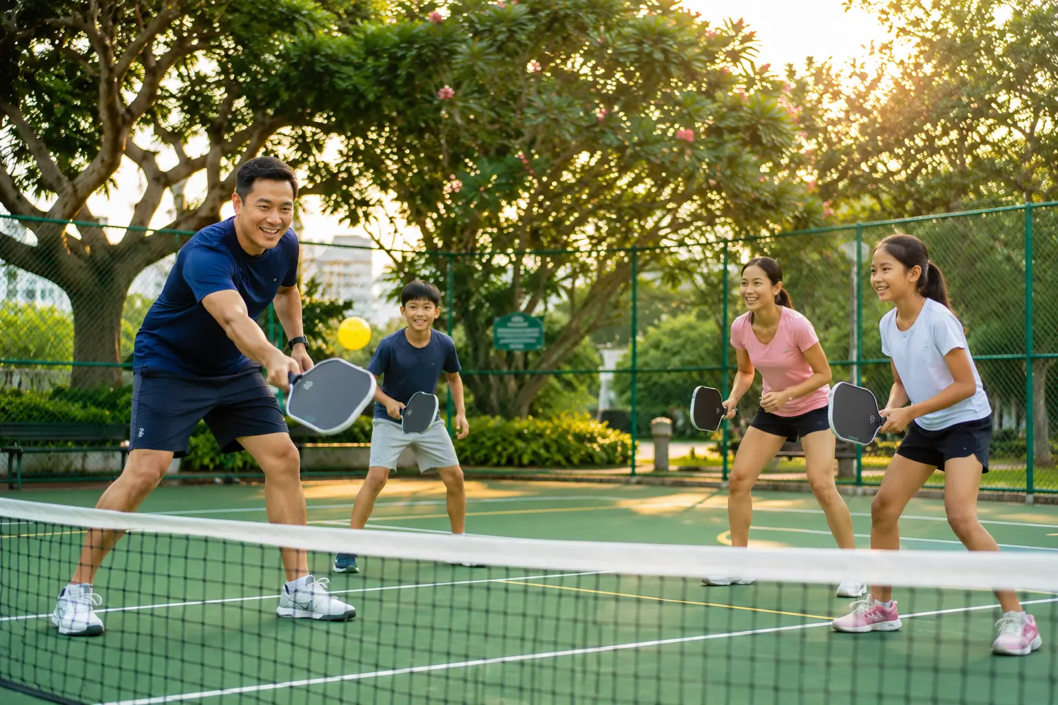 Family pickleball camp Singapore — MGM Academy