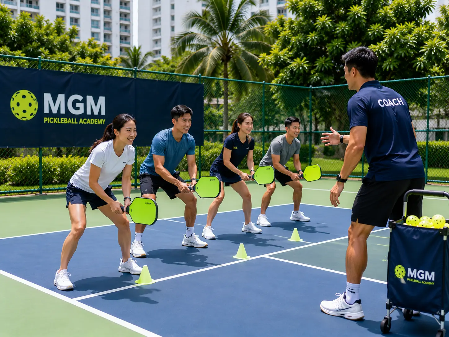 Group pickleball class Singapore — MGM Academy
